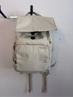 Brevite Cream Roll-Top Backpack — Men's Everyday Carry